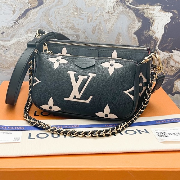 Louis Vuitton Handbags - Louis Vuitton Empreinte Monogram Giant Multi Pochette Crossbody Bag